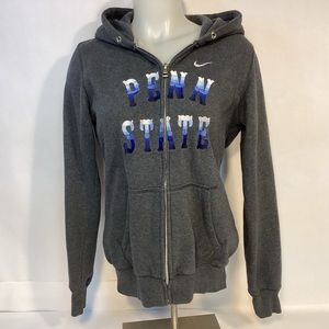 Penn State Nittany Lions Nike womens zip up hoodie size medium